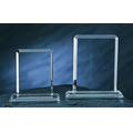 8" Rectangle Optical Crystal Award